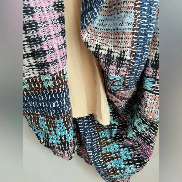 Akemi + Kin Anthropologie Riviera Tasseled Midi Cotton Dress Sz S - Picture 9 of 13